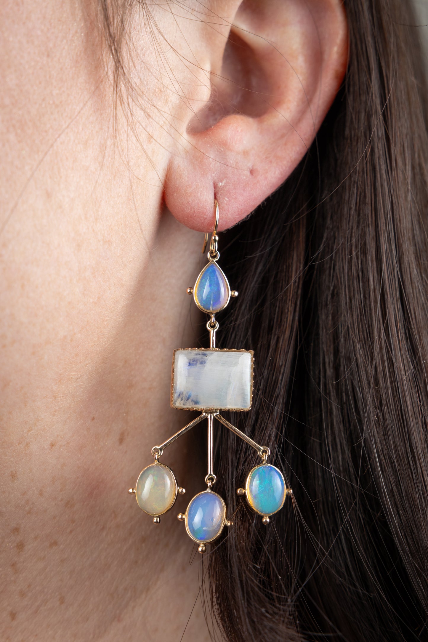 Opal & Moonstone III Earrings
