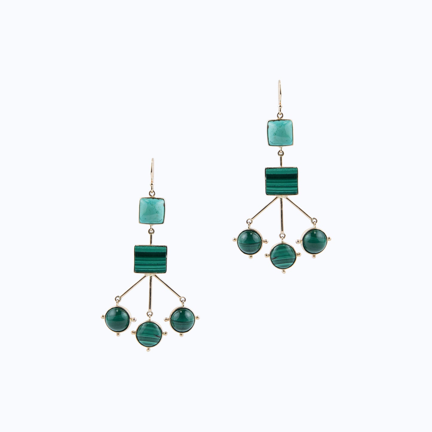 Malachite III Earrings