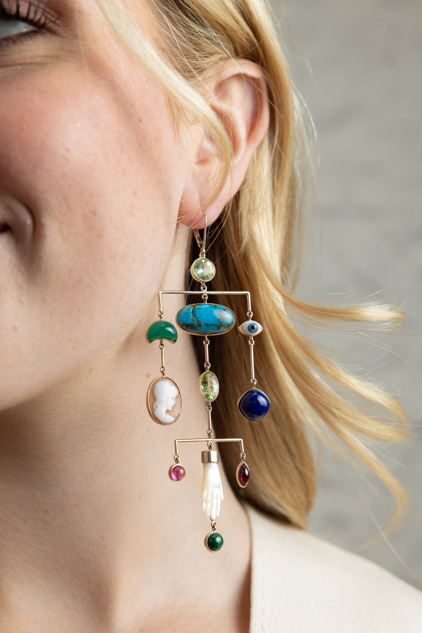 Turquoise Balance Earring