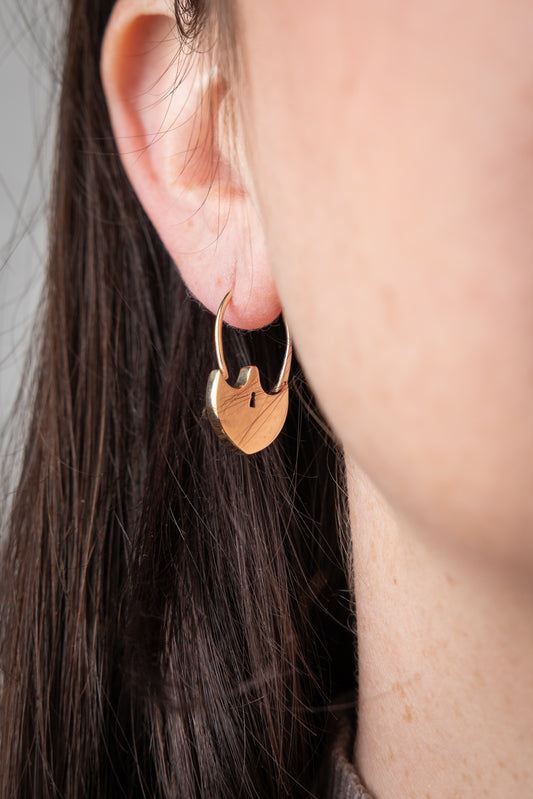 Lock Earrings