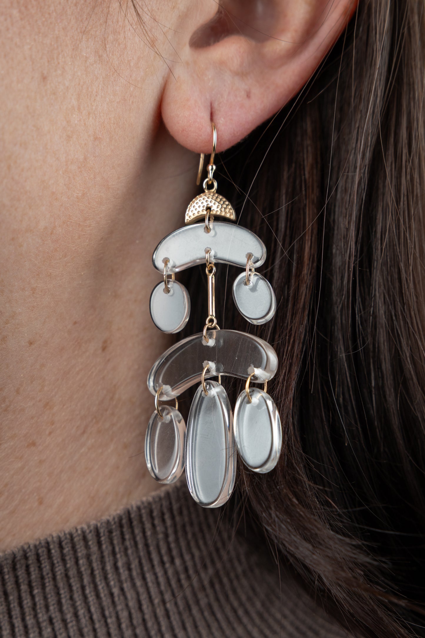 Crystal Cluster Earrings