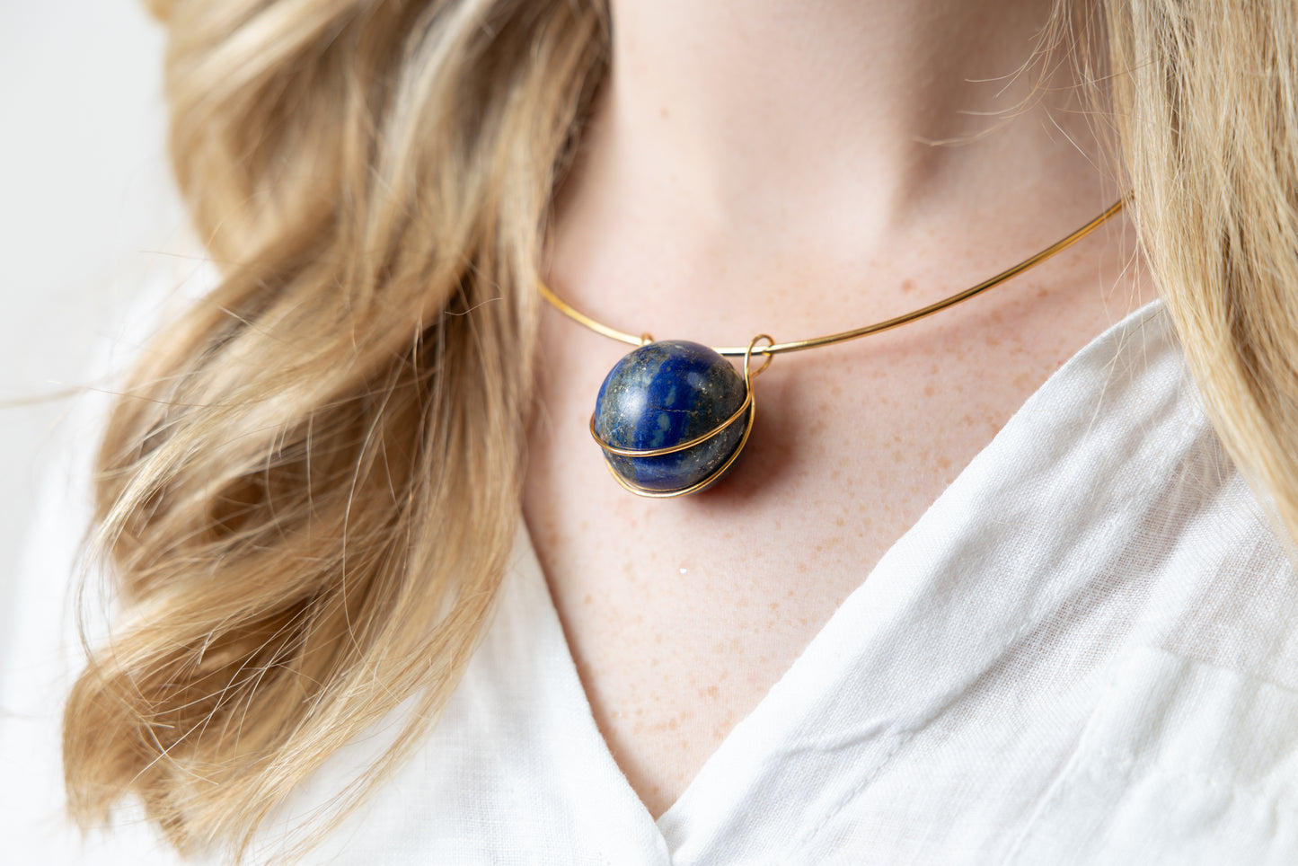 Margot Orb Pendant Choker