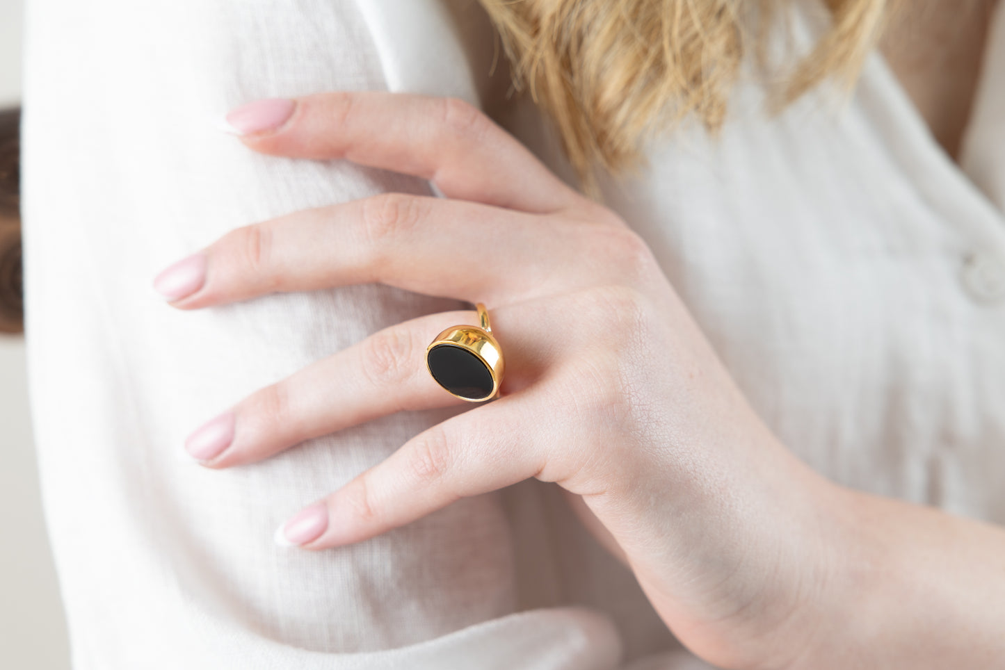 Flat Orb Ring