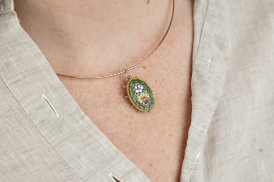 Micro Mosaic Pendant