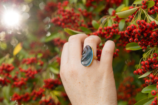 London Blue Topaz Ring