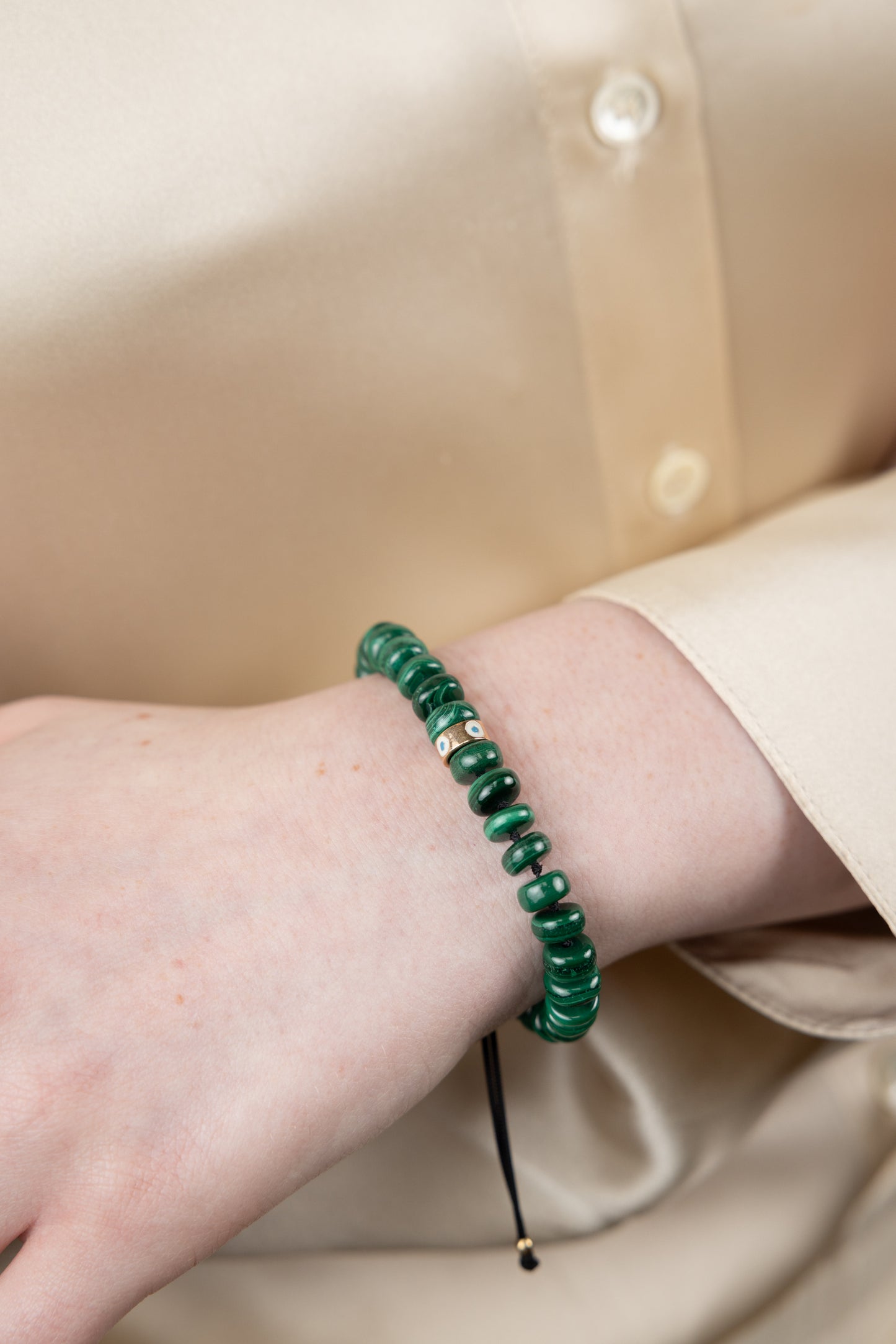 Muse Rope Bracelet with Evil Eye