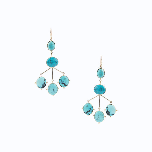 Turquoise III Drop Earrings