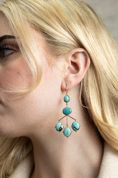 Turquoise III Drop Earrings