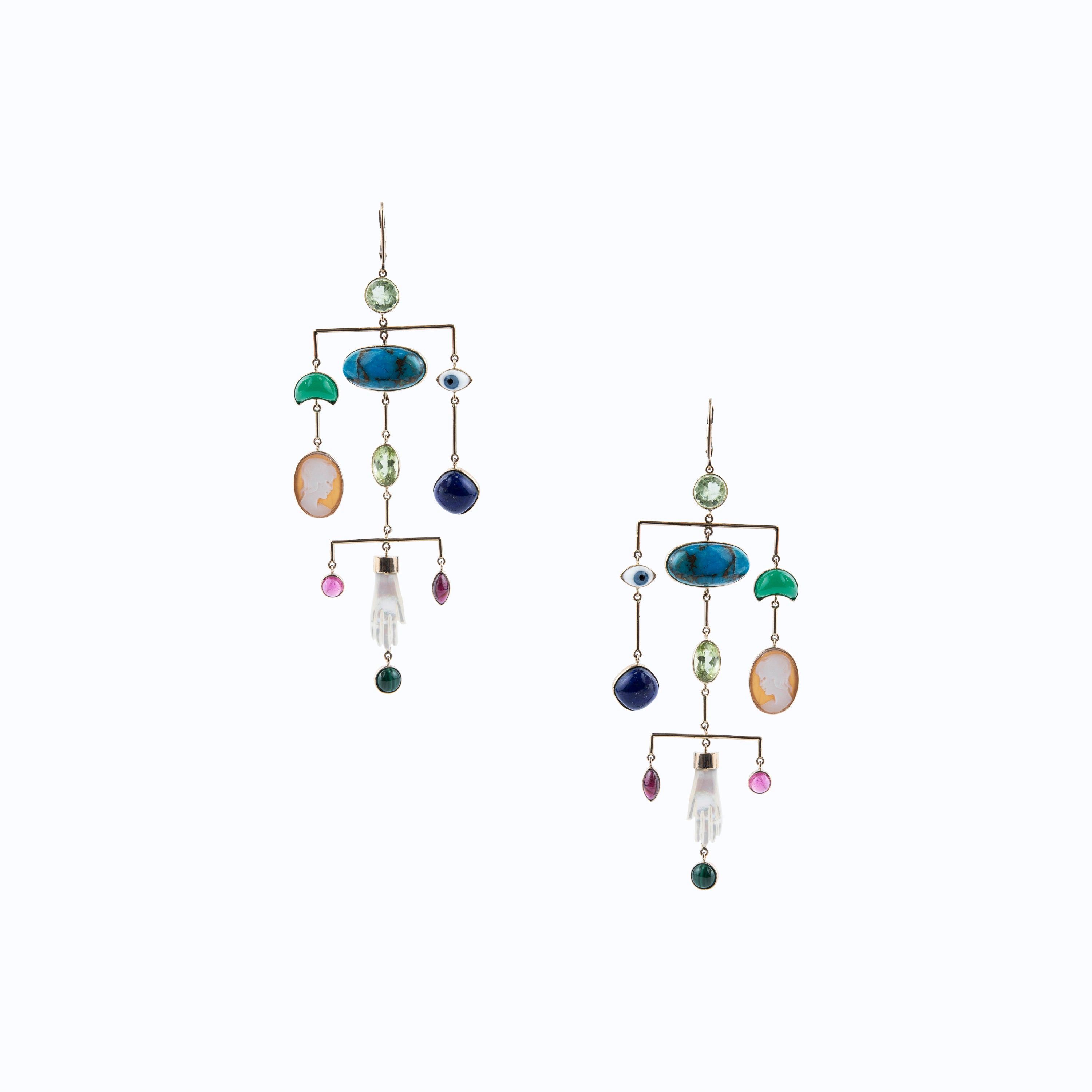 Turquoise Balance Earring