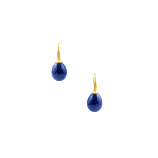 Lapis Lazuli Hail Drop Earrings