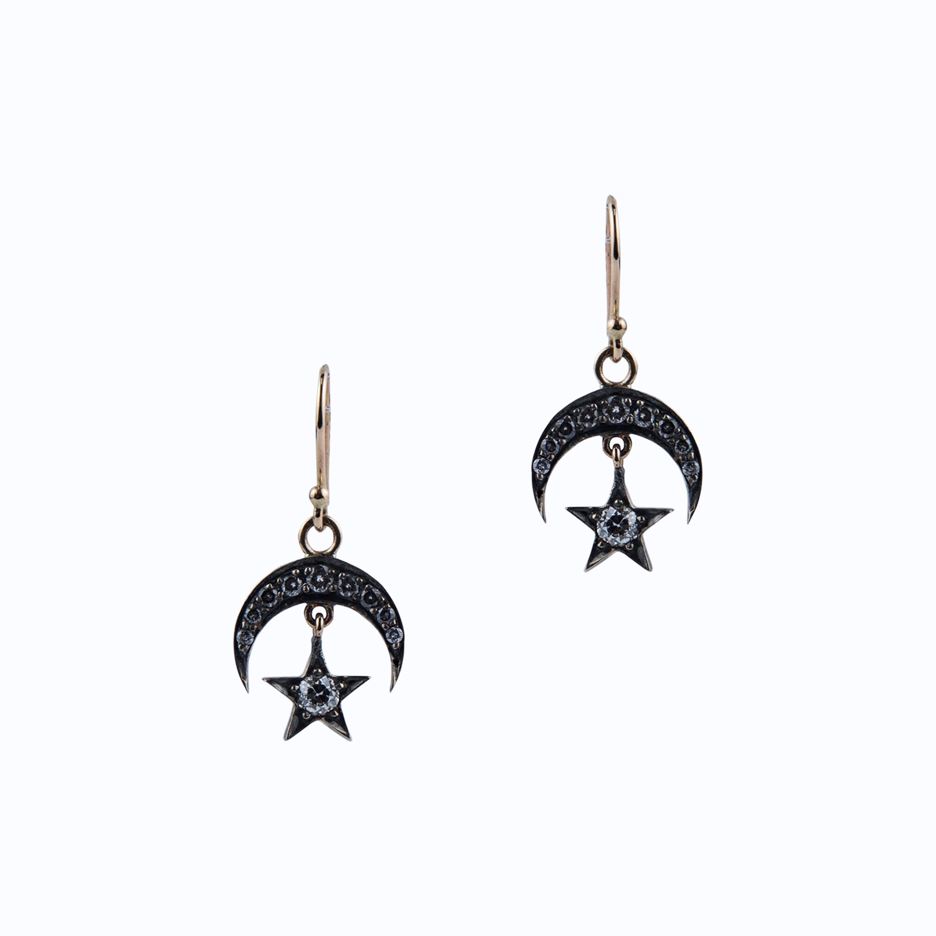 Moon & Star Earrings