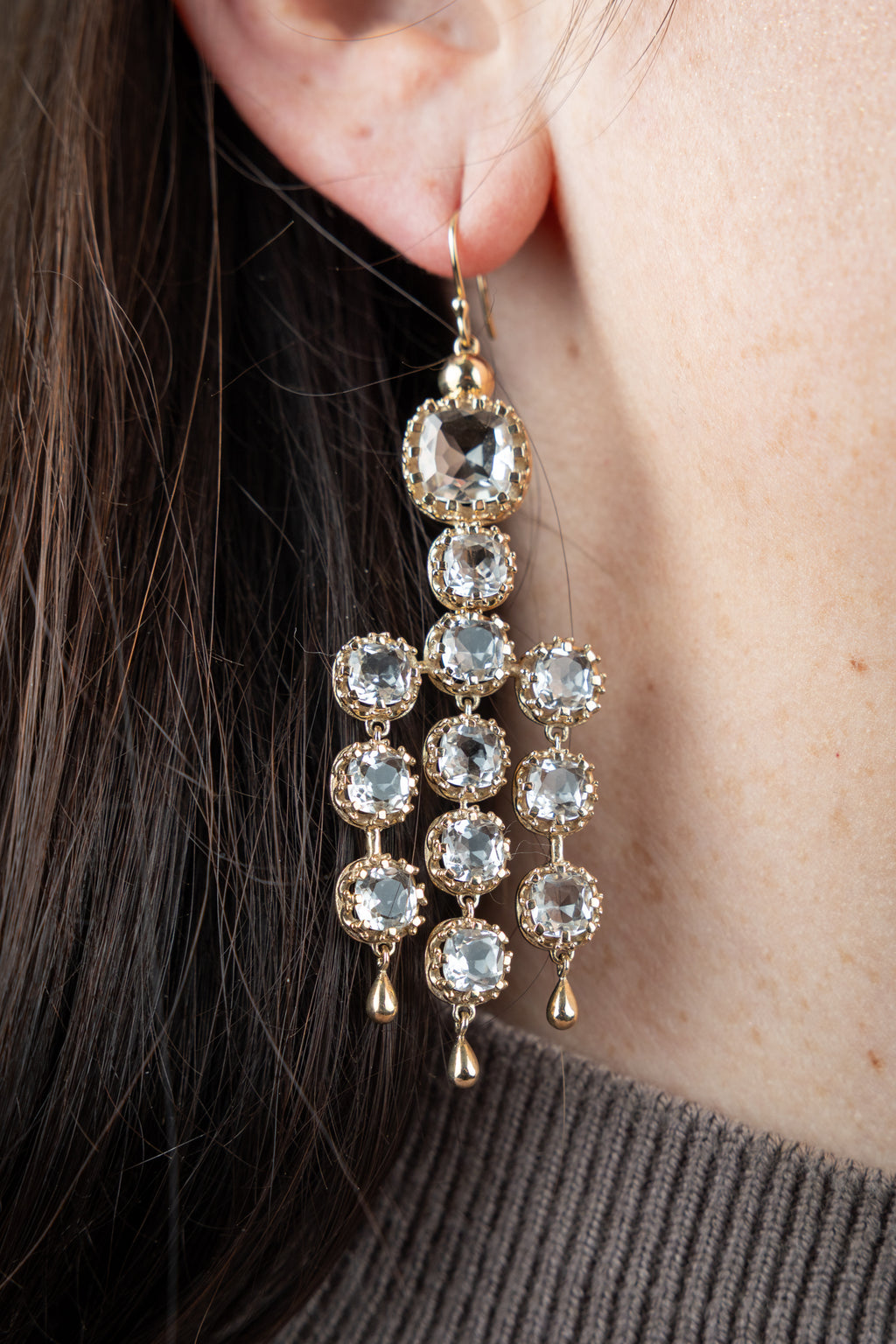 Crystal Drop Earrings