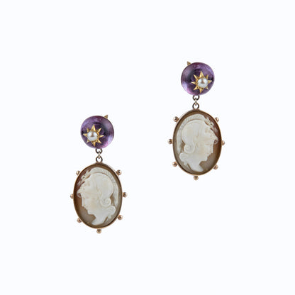 Vintage Cameo Earrings