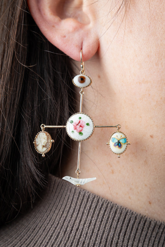 Evil Eye Balance Earrings