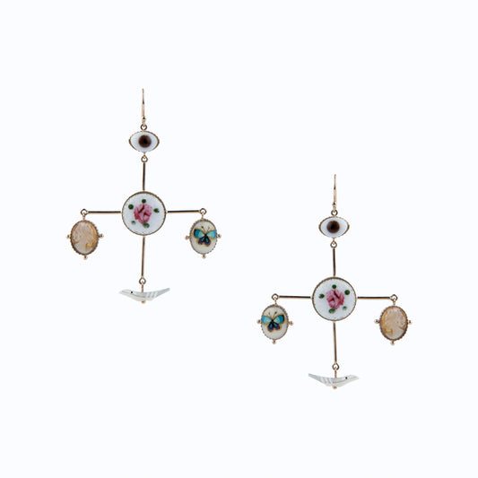 Evil Eye Balance Earrings