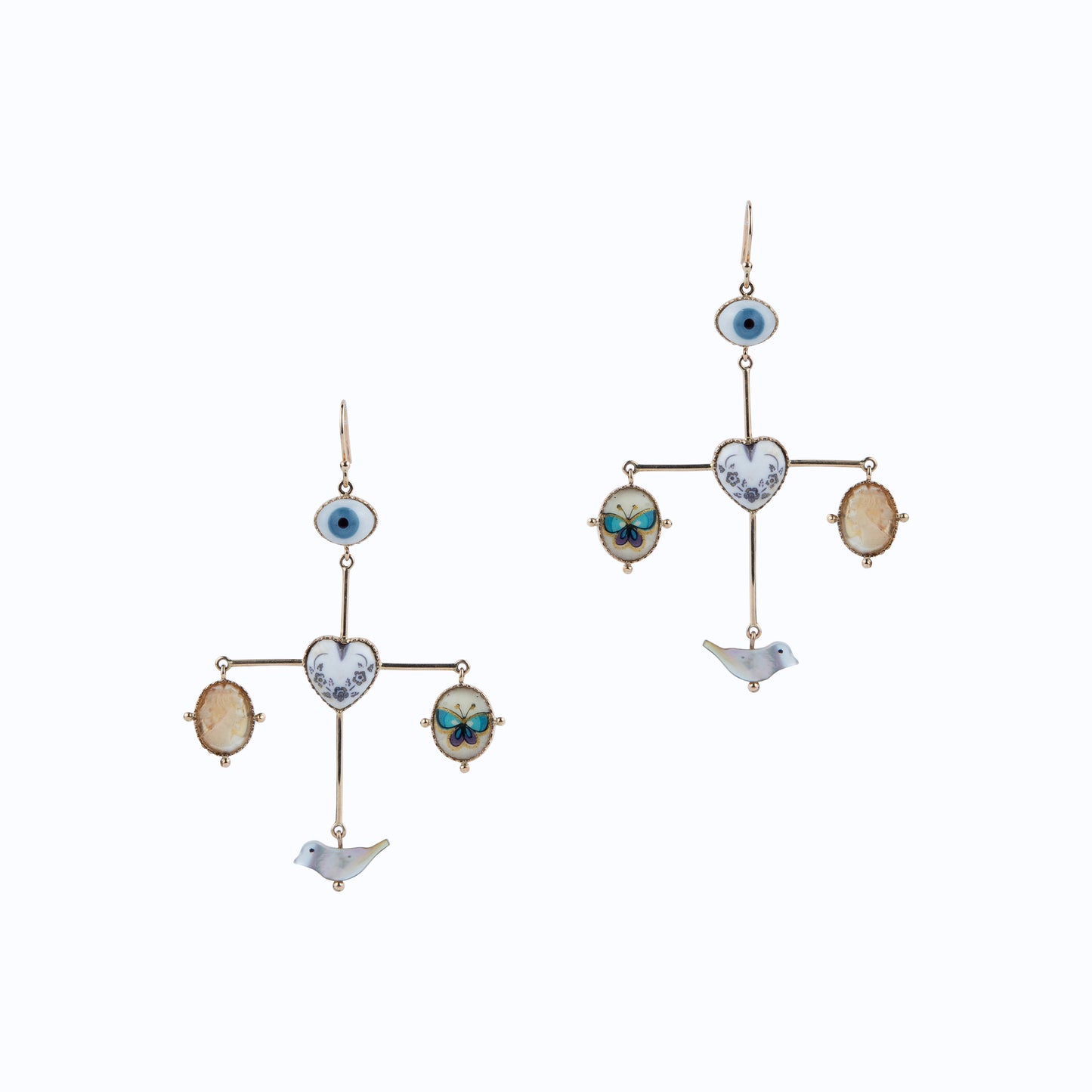 Evil Eye Balance Earrings