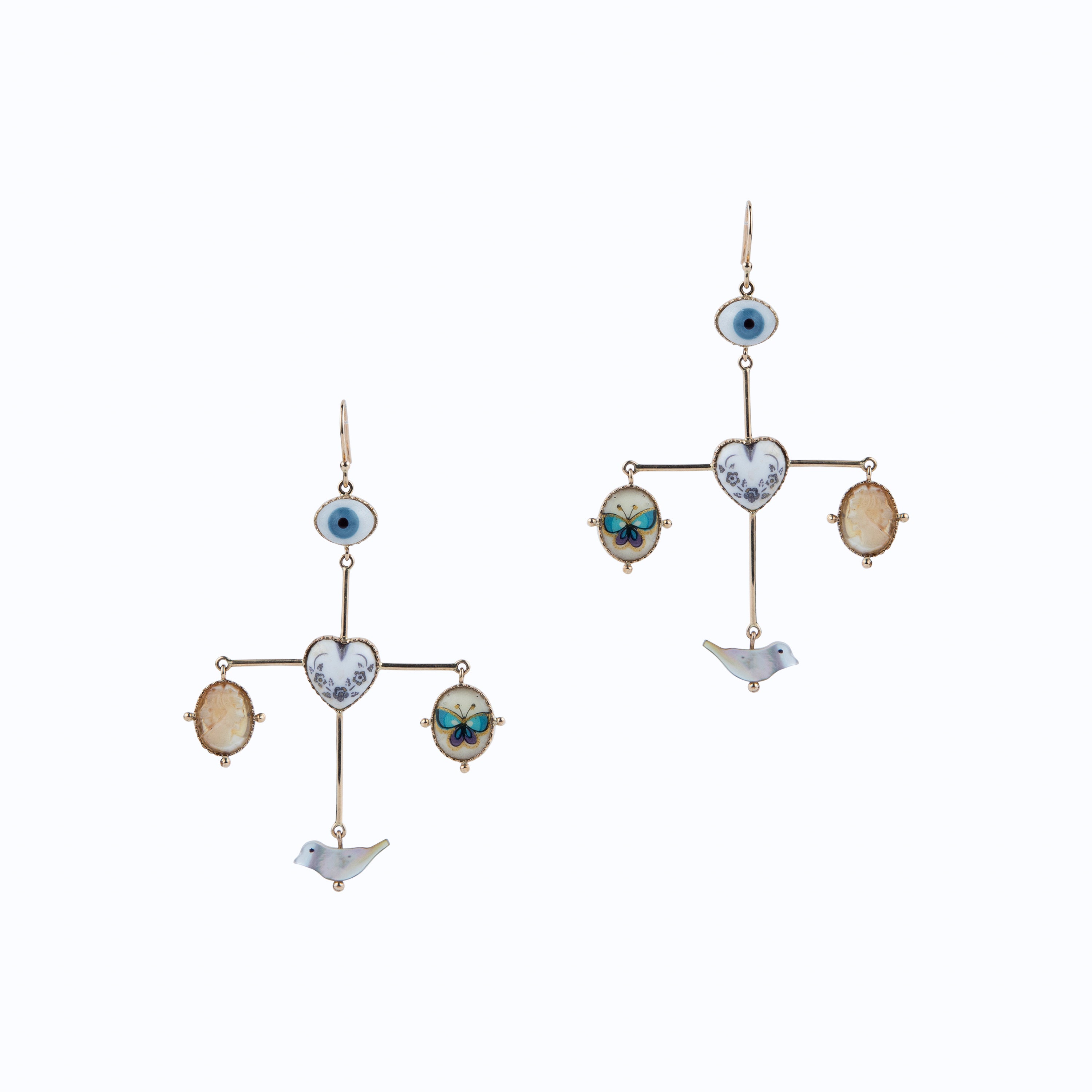 Evil Eye Balance Earrings