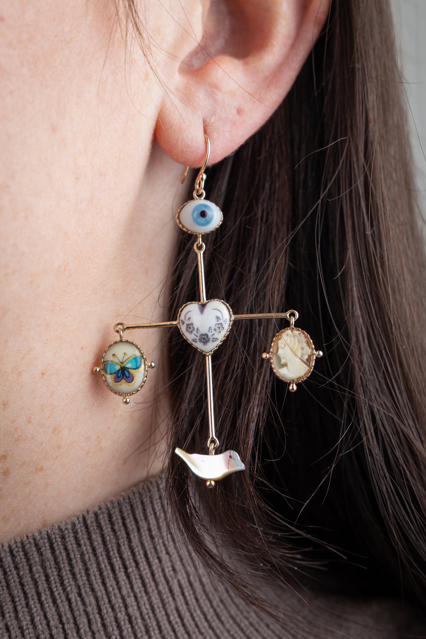 Evil Eye Balance Earrings