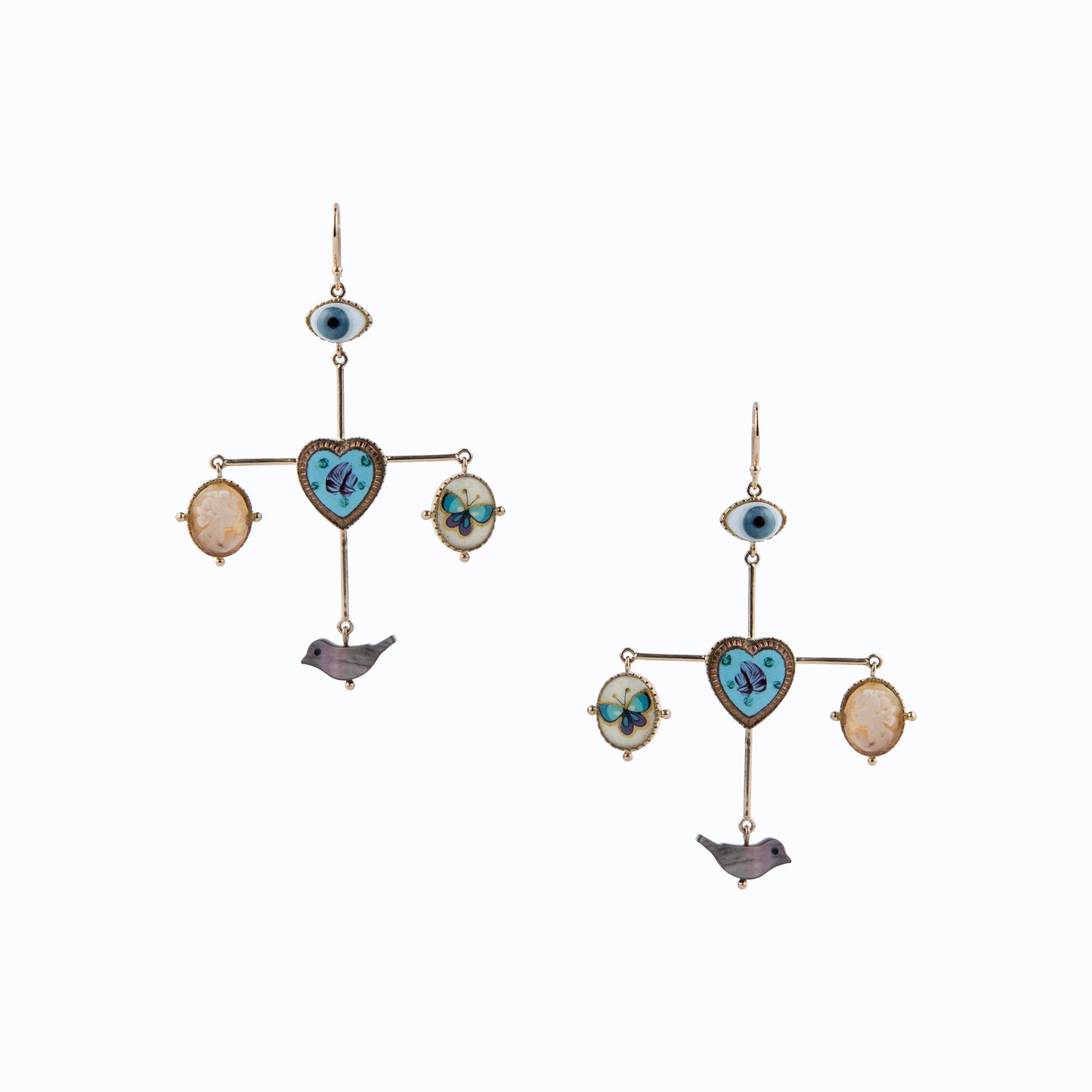 Evil Eye Balance Earrings