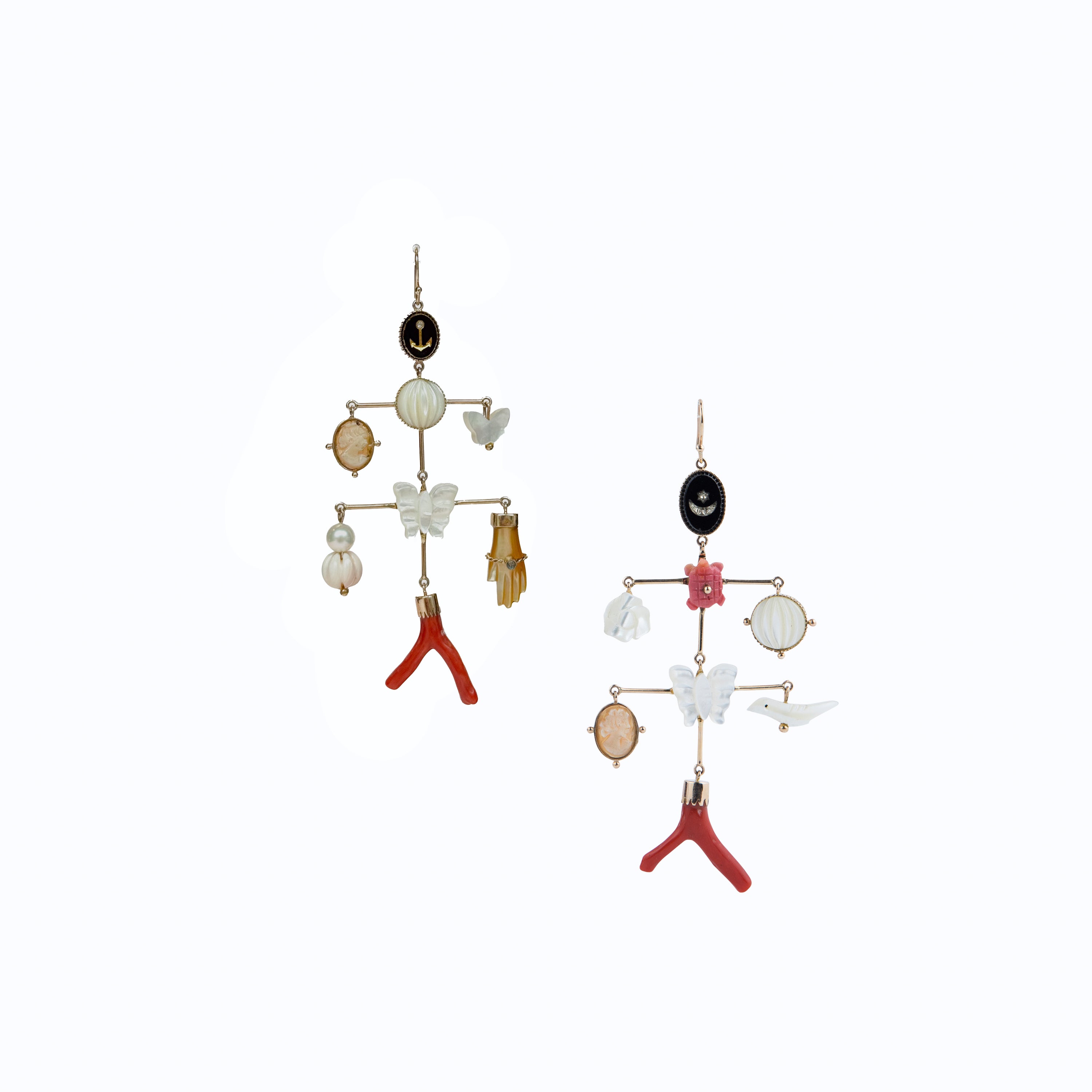 Coral Balance Earrings