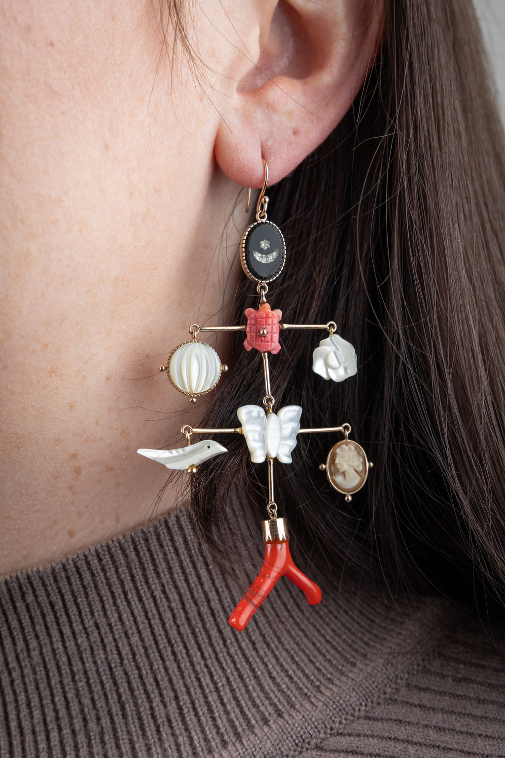 Coral Balance Earrings