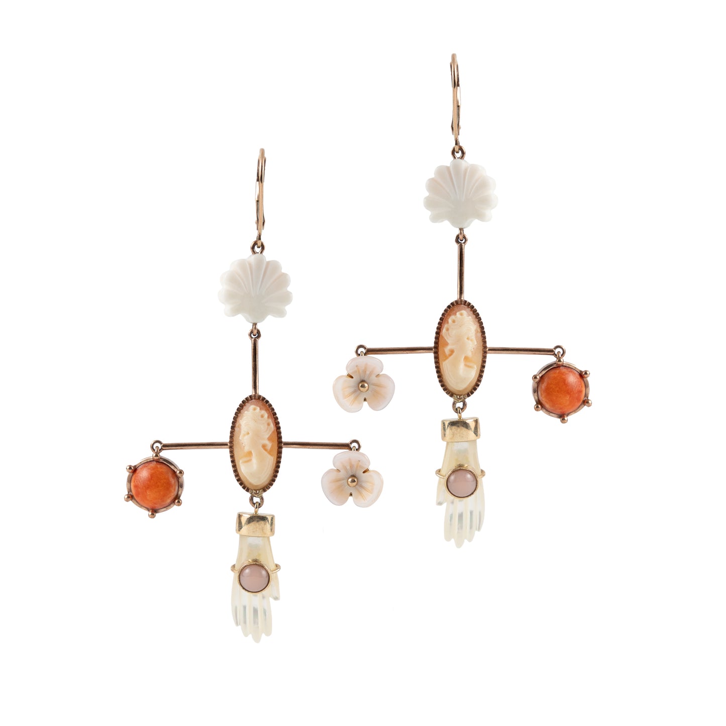 Afsham Cameo Earrings