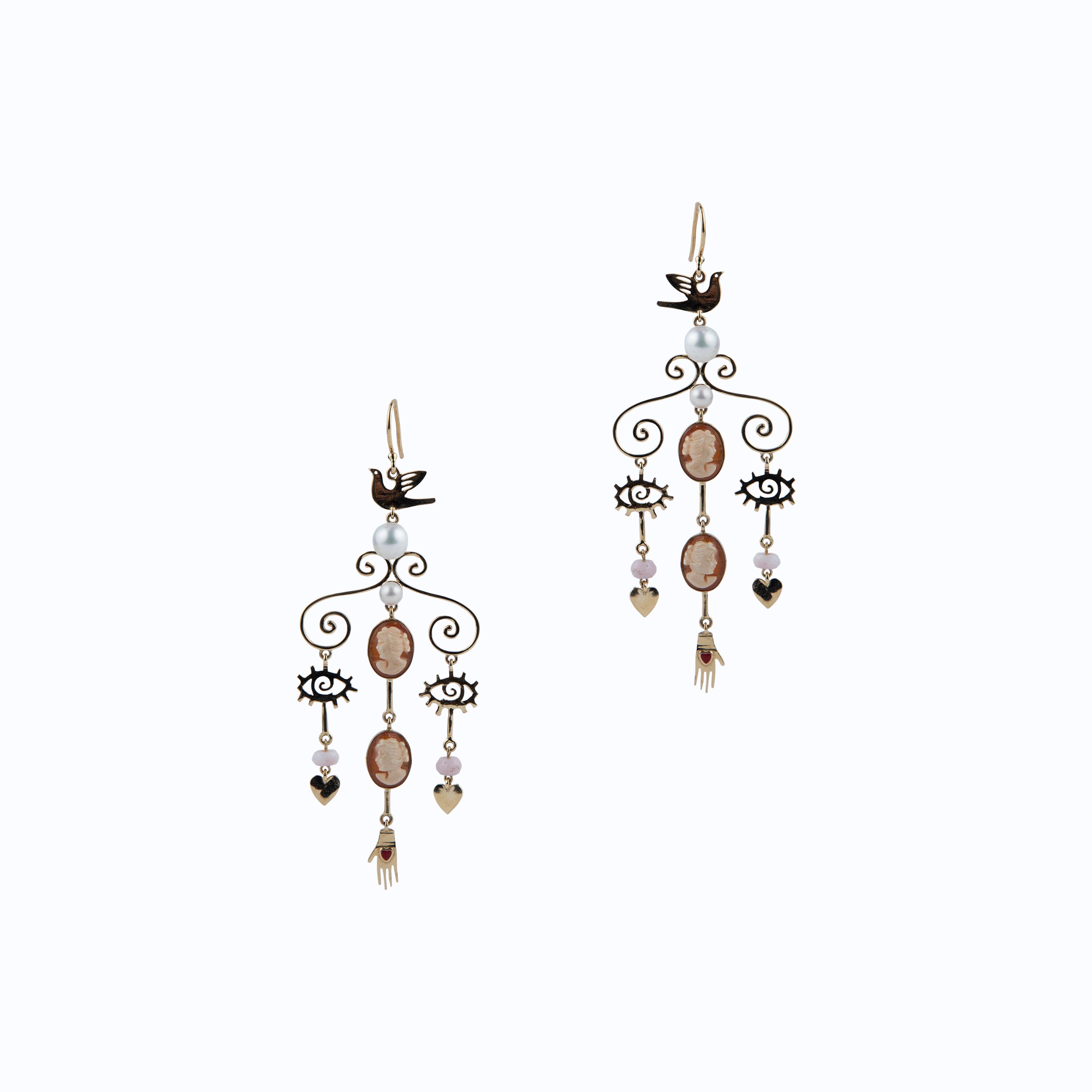 Amorette Hand Earrings
