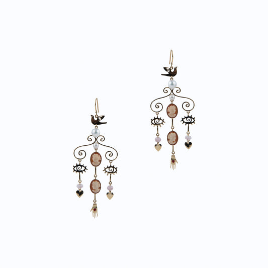 Amorette Hand Earrings