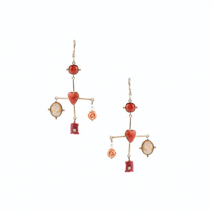 Afsham Heart Earrings