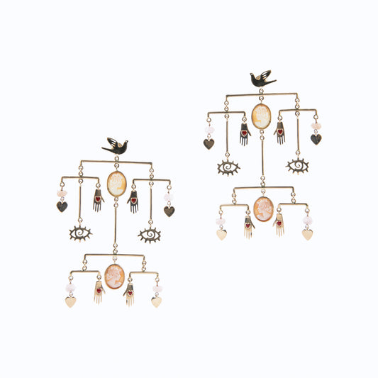 Columbus Hand Earrings