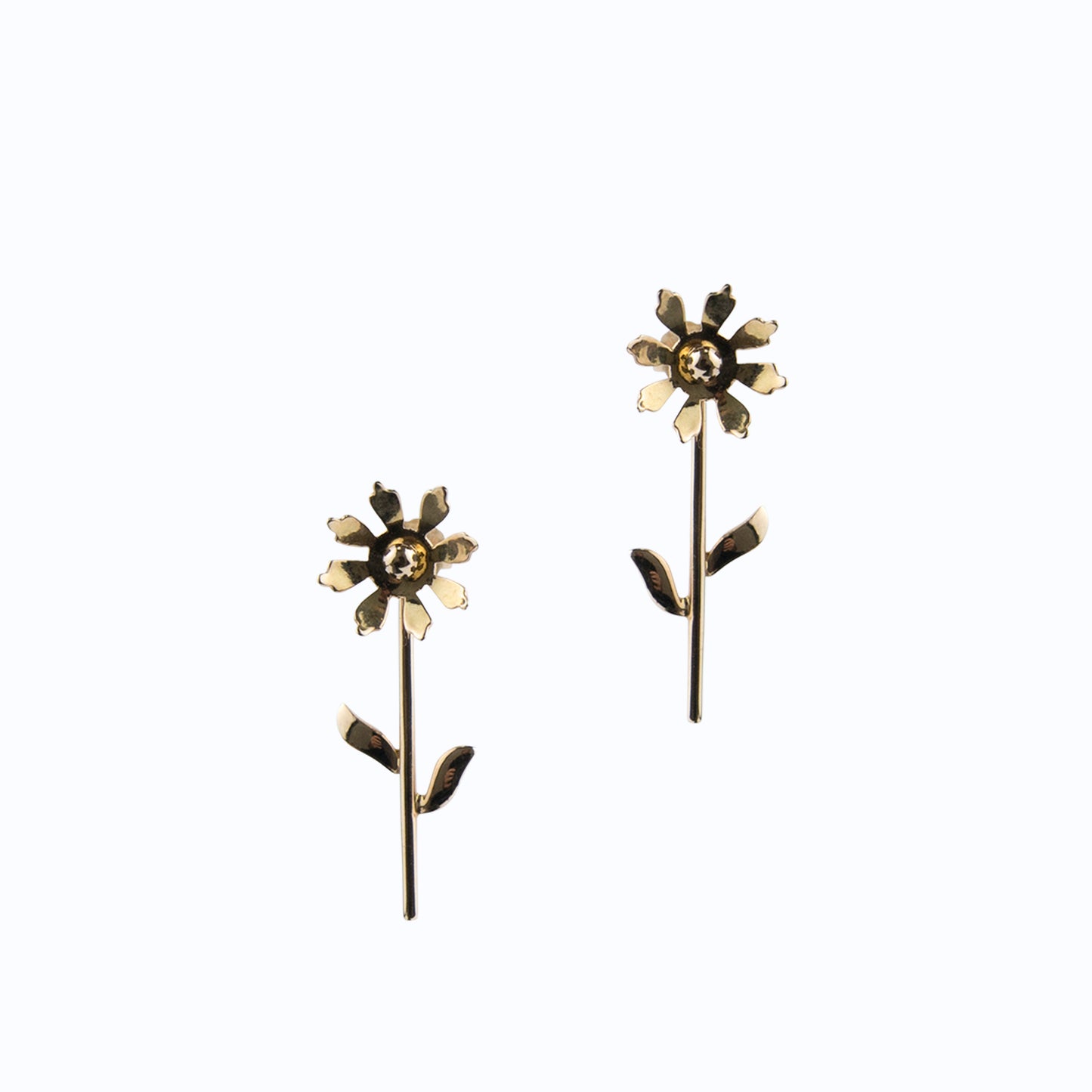 Gold Flora Earring