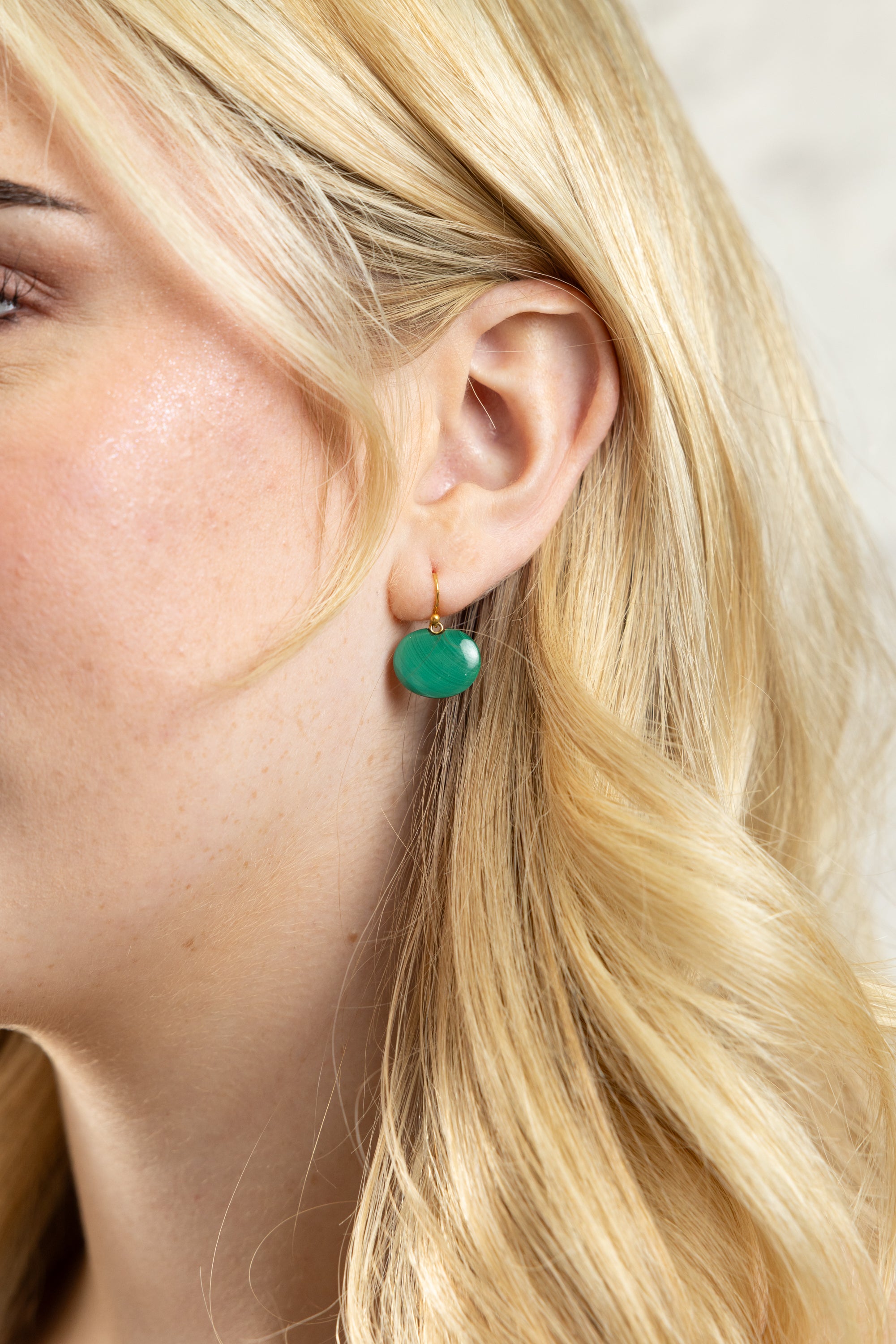 Arista Malachite Earrings