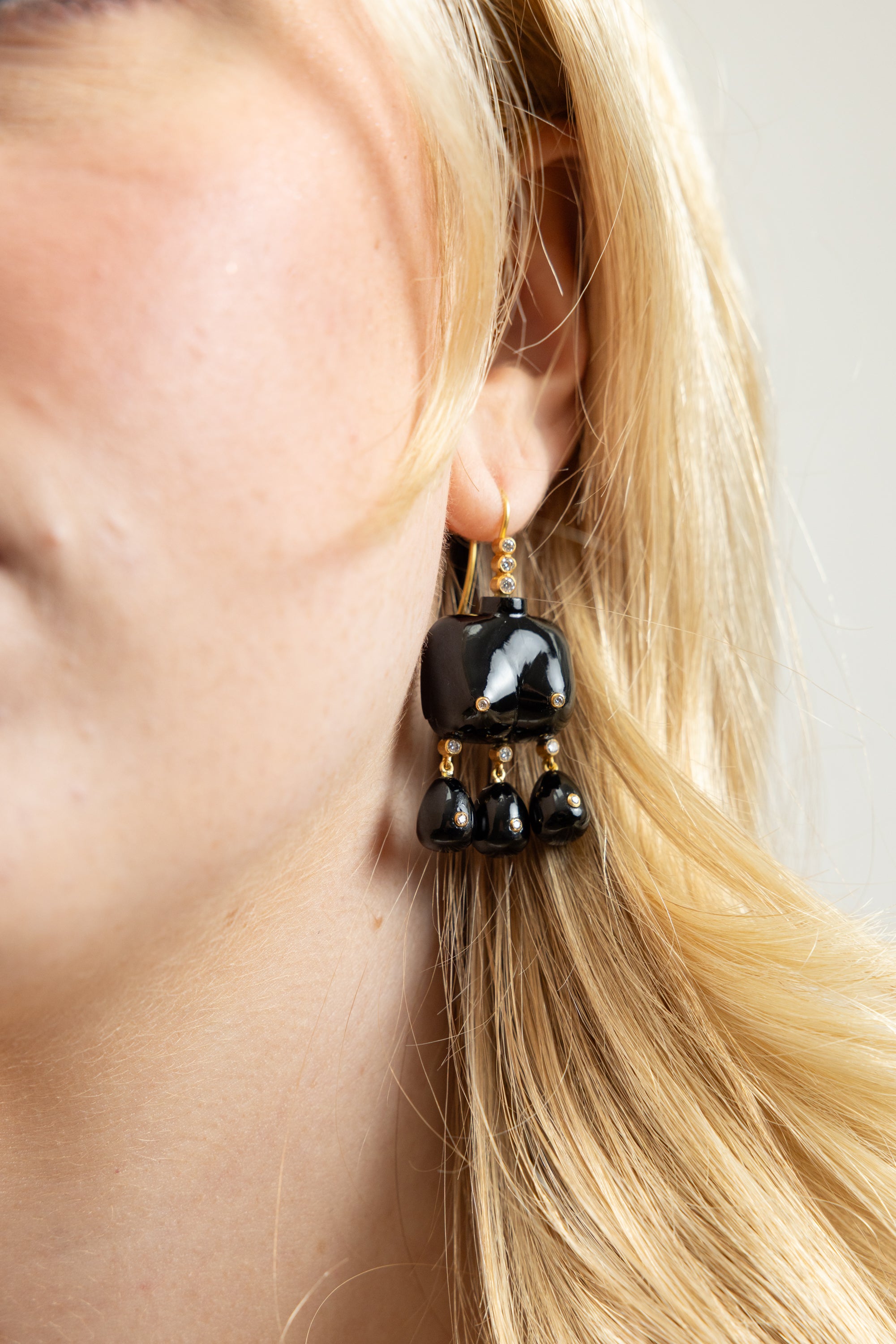 Black Onyx Aphrodite Earrings