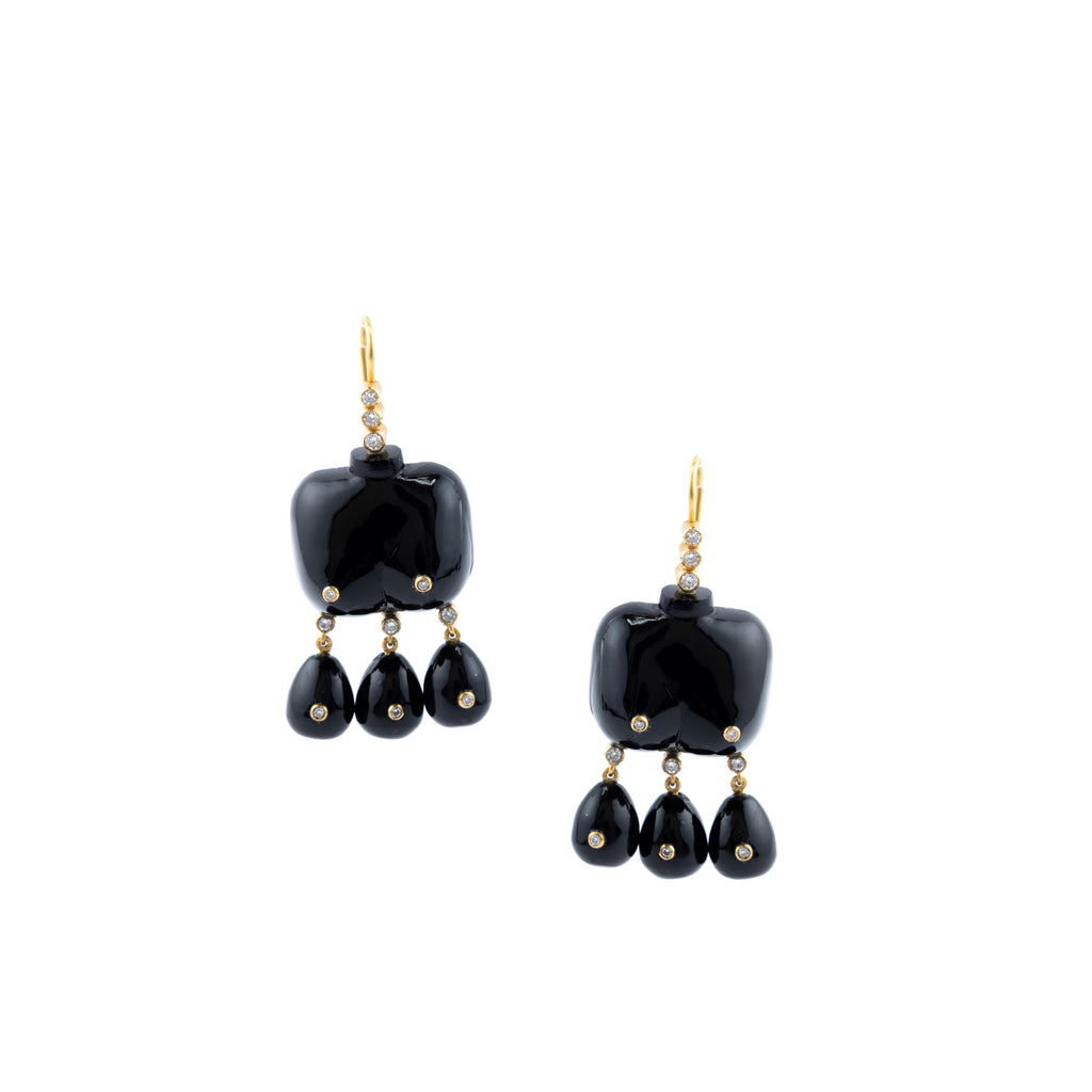 Black Onyx Aphrodite Earrings