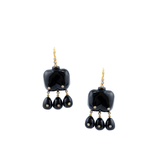 Black Onyx Aphrodite Earrings