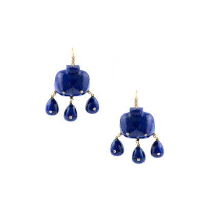 Lapis Lazuli Aphrodite Earrings