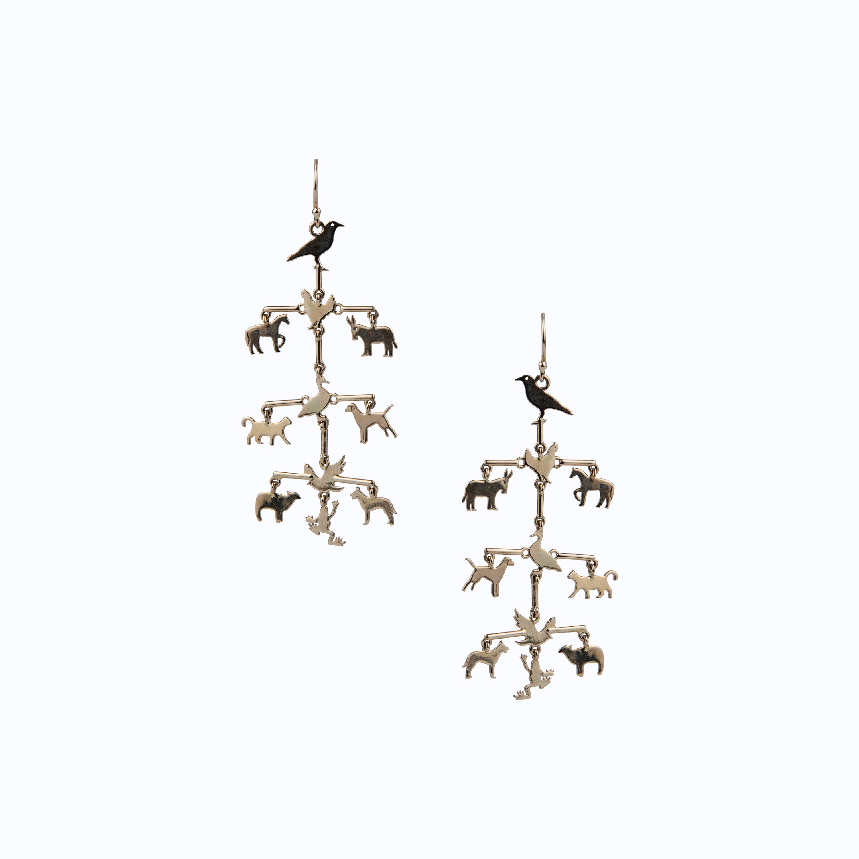 Farm Animal Balance Earrings