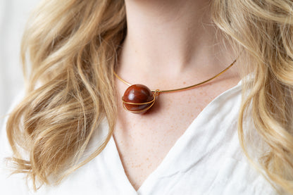Margot Orb Pendant Choker