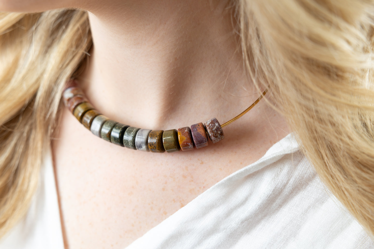 Margot Agate Choker Necklace