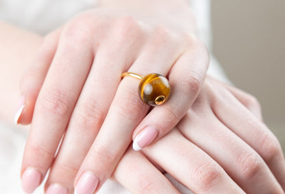 Stone Orb Ring