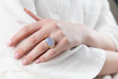 Curved Cabochon Ring