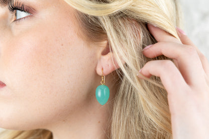 Teardrop Stone Earrings