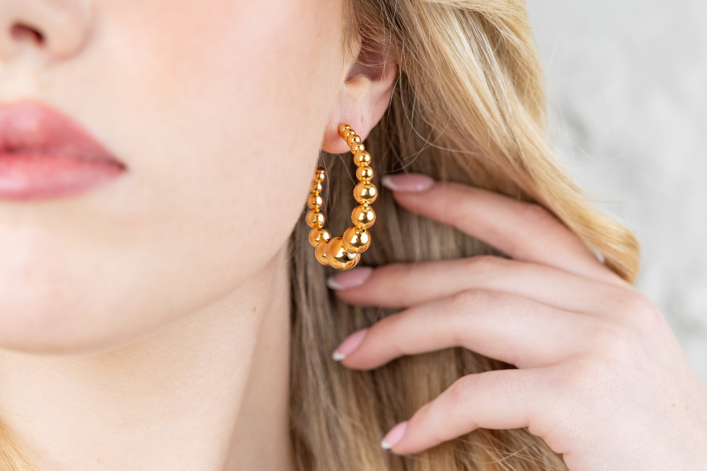 Graduated Hoop Earrings