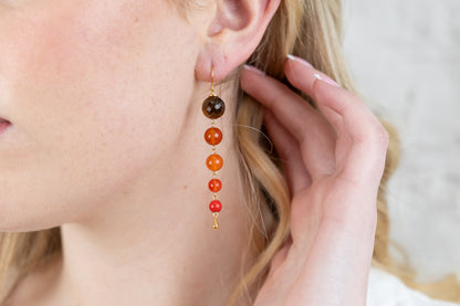 Cascade Stone Drop Earrings