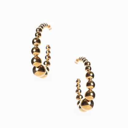 Graduated Hoop Earrings