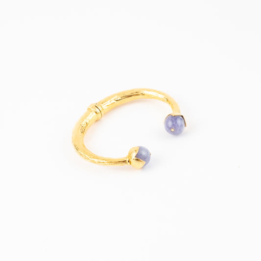 Dual Stone Leaf Bracelet