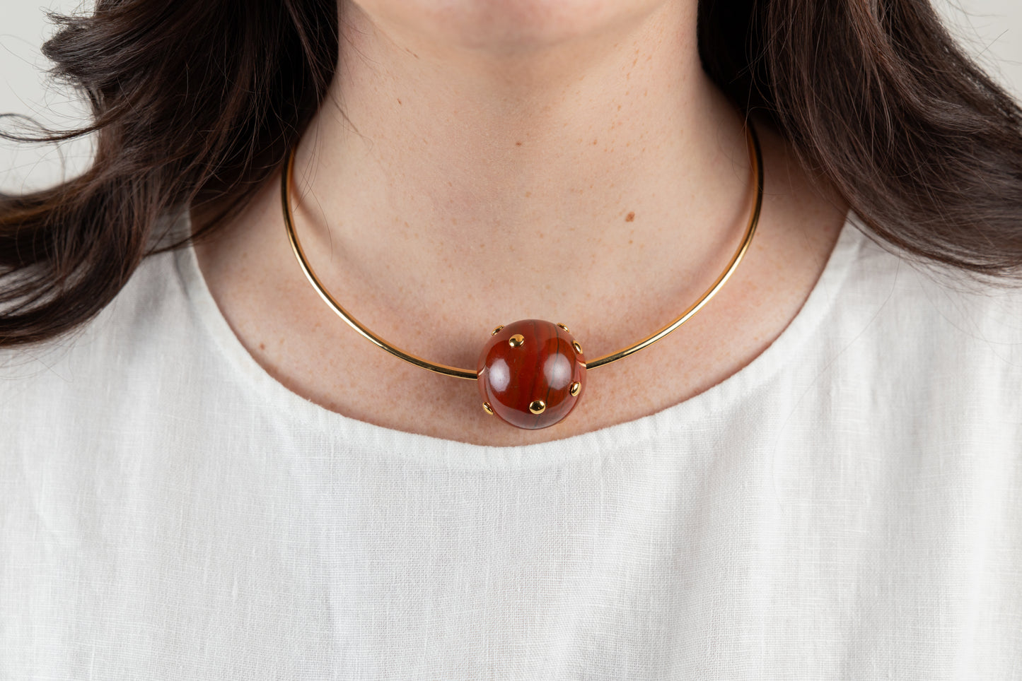 Celestial Orb Pendant – Gold Disc Detail