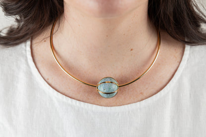 Celestial Orb Pendant - Caged