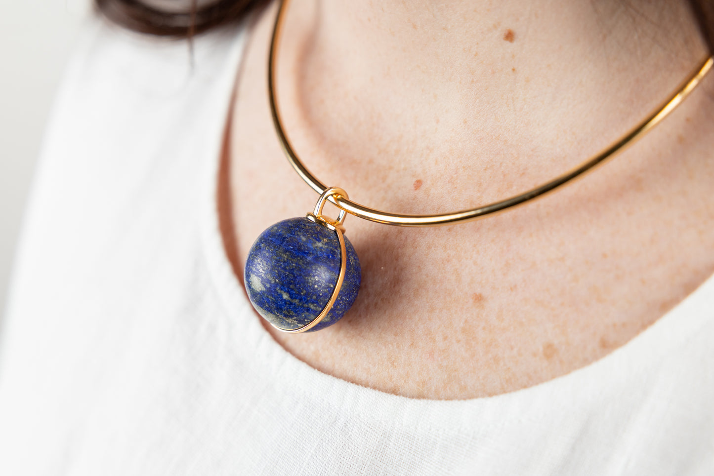 Celestial Orb Pendant – Single Loop