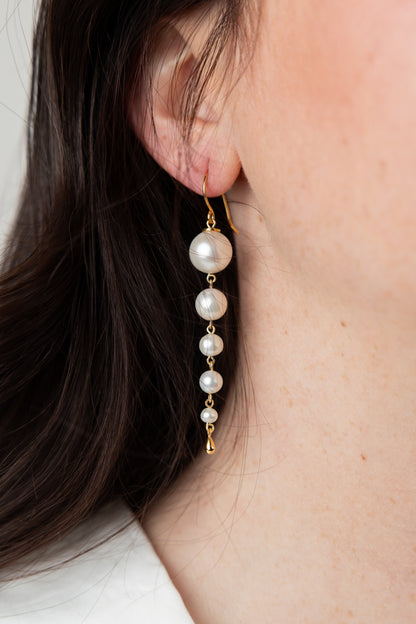 Cascade Stone Drop Earrings